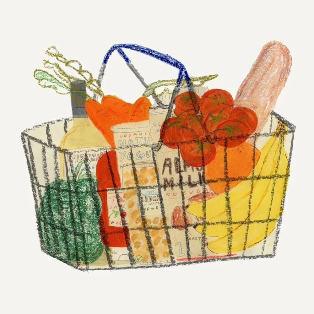 Fersk middag laget med tilbudsvarer fra norsk dagligvarebutikk